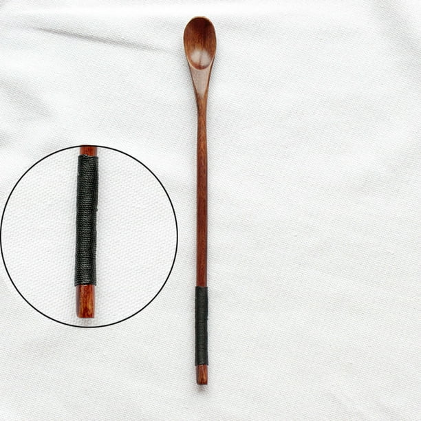 Natural Long Handle Stirring Wood Spoons for Drink Dessert Honey Coffee spoon Natural Long Handle Stirring Wood Spoons for Drink Dessert Honey Coffee spoon